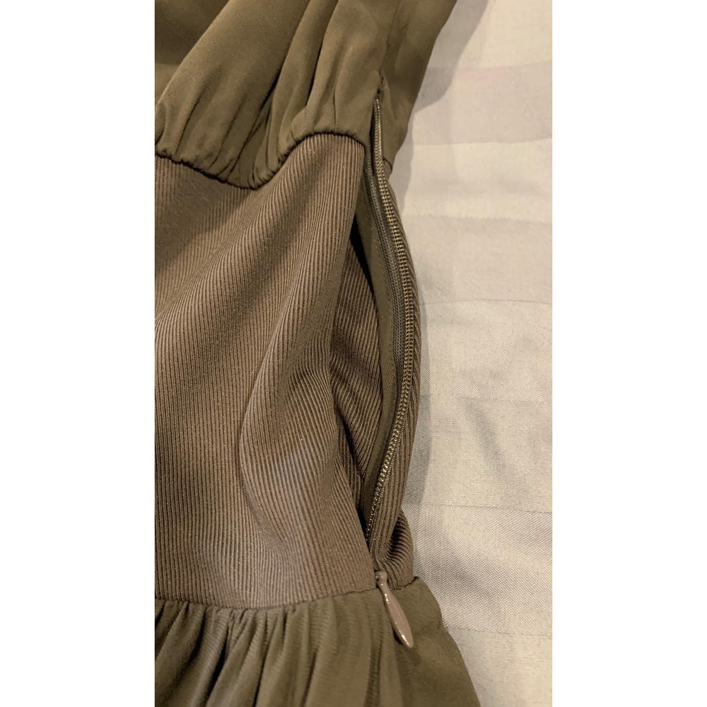 Banana Republic Stretch-Crepe Drop-Waist Maxi Dress Double Chocolate S $260 - Picture 11 of 16